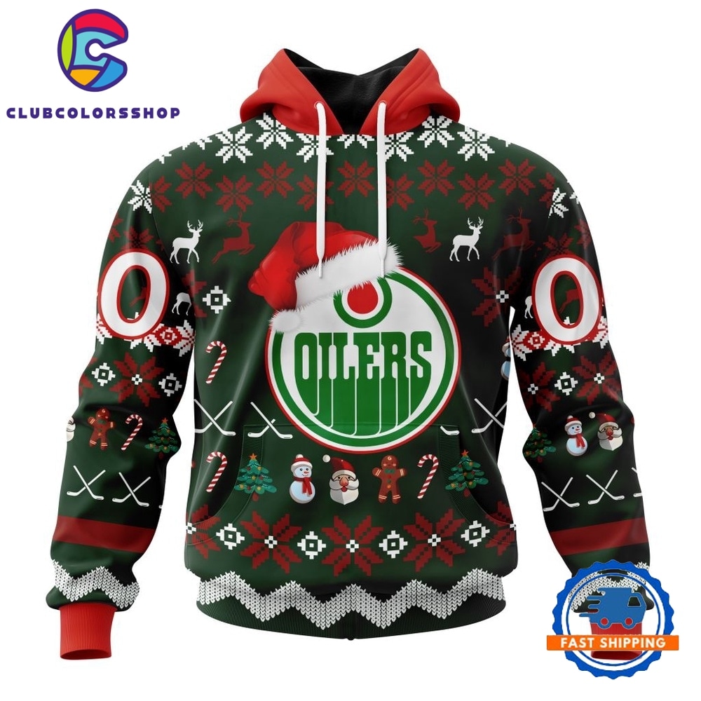 NHL Edmonton Oilers Hockey Christmas Is Coming 2026 Hoodie, T Shirt