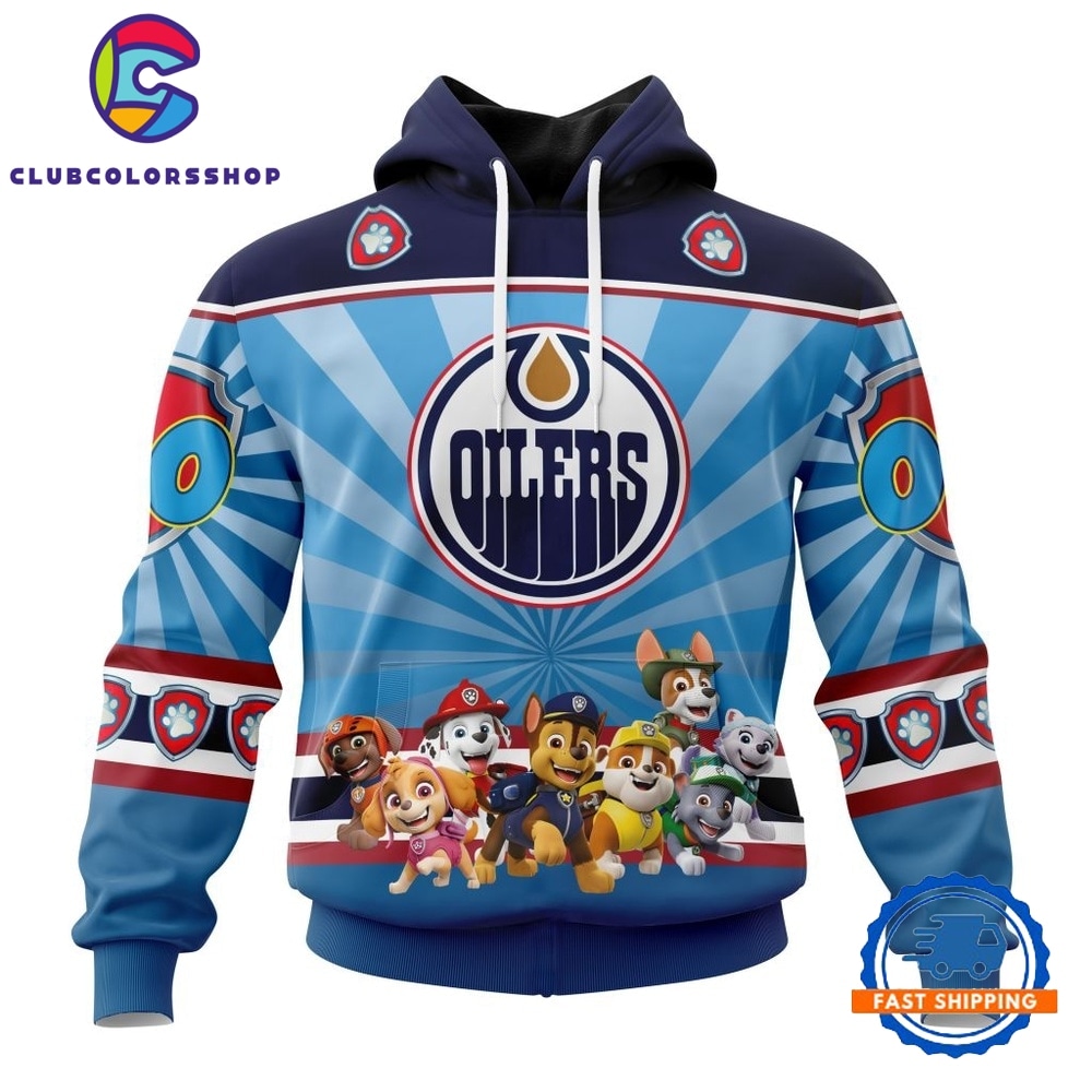 NHL Edmonton Oilers Special Paw Patrol Kits Hoodie, T Shirt
