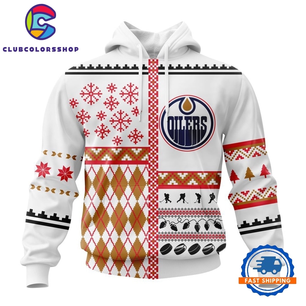 NHL Edmonton Oilers Specialized Christmas Is Coming New Design Hoodie, T Shirt