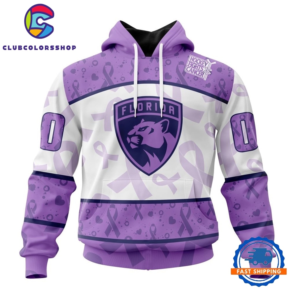 NHL Florida Panthers Special Lavender Fight Cancer Hoodie, T Shirt