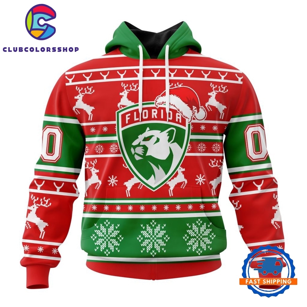 NHL Florida Panthers Specialized Unisex Christmas Is Coming Hoodie, T Shirt