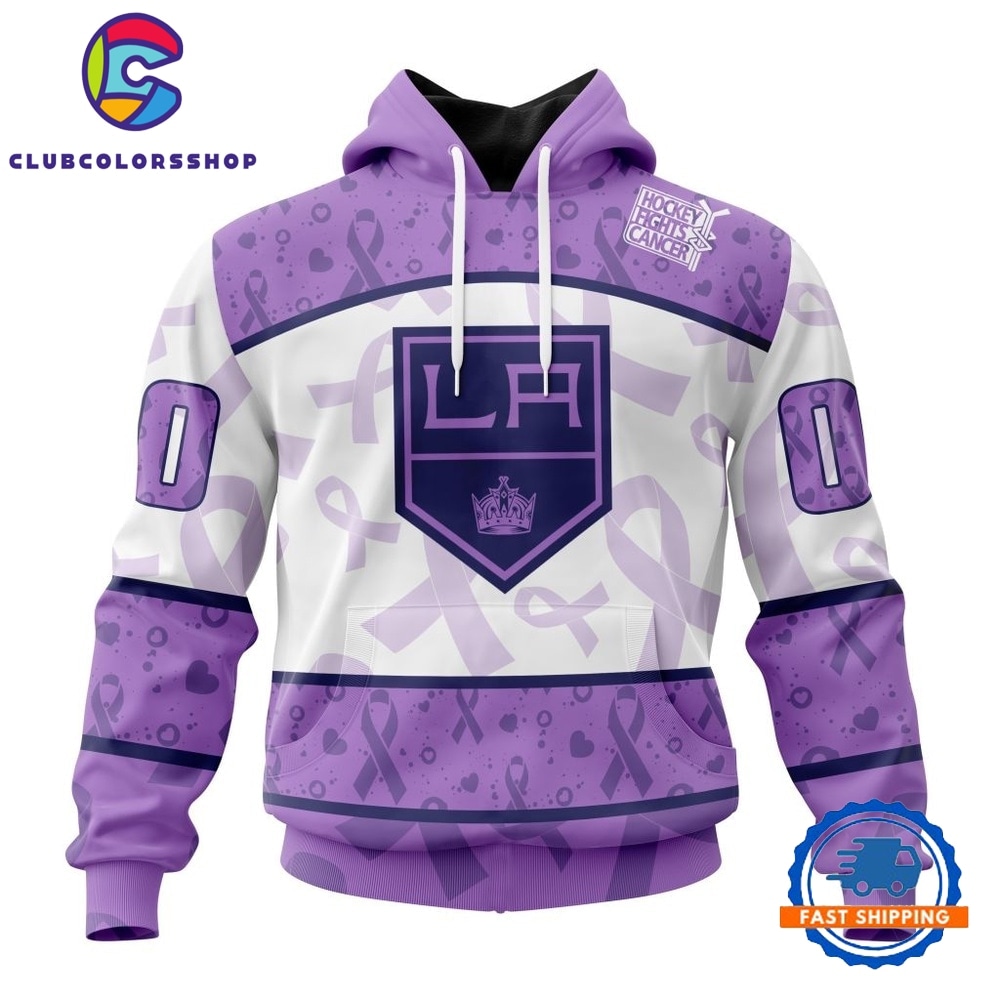 NHL Los Angeles Kings Special Lavender Fight Cancer Hoodie, T Shirt