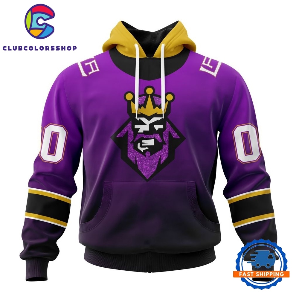 NHL Los Angeles Kings Special Retro Gradient Design Hoodie, T Shirt