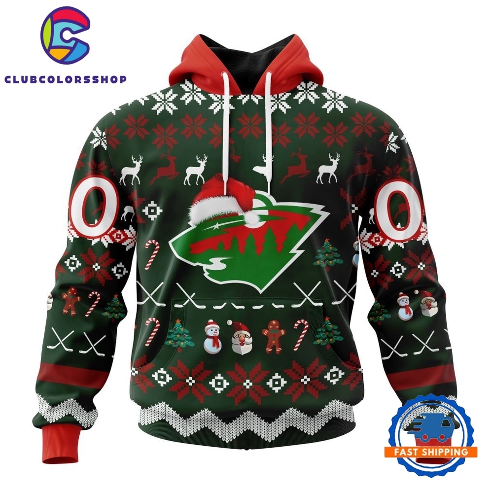 NHL Minnesota Wild Hockey Christmas Is Coming 2026 Hoodie, T Shirt