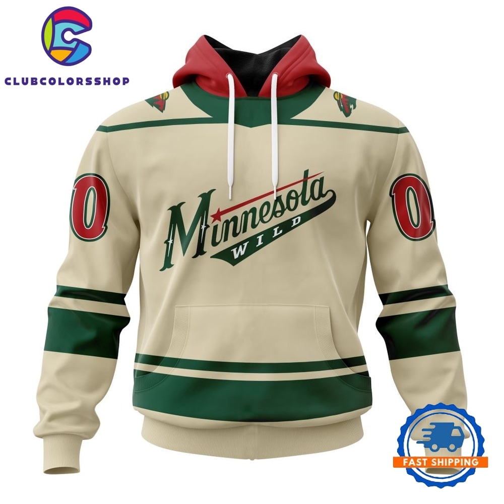 NHL Minnesota Wild Specialized Unisex Kits With Retro Concepts Hoodie, T Shirt
