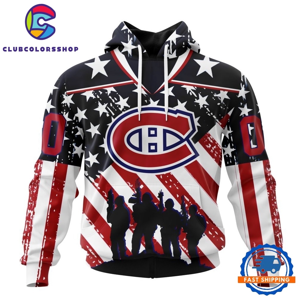 NHL Montreal Canadiens Specialized Kits For Honor USS Military Hoodie, T Shirt