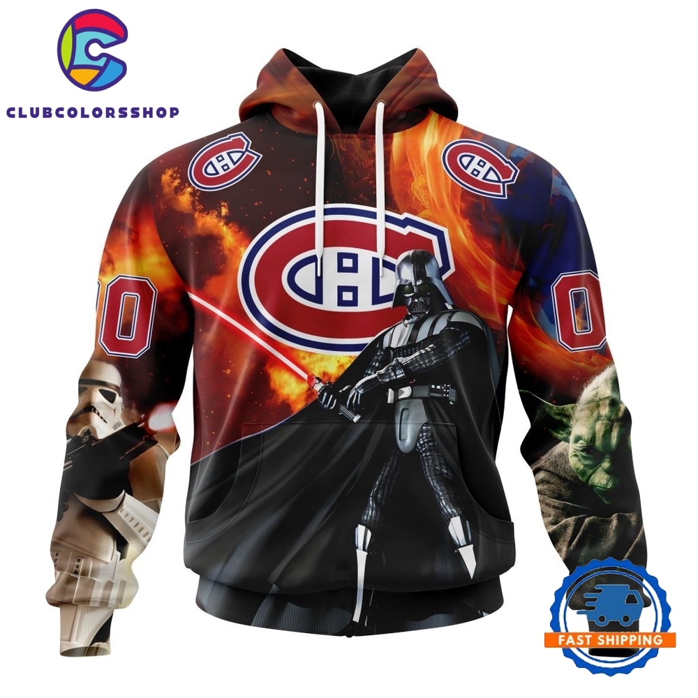 NHL Montreal Canadiens x Star War Specialized Design Hoodie, T Shirt
