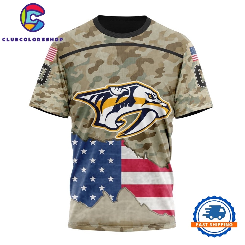 NHL Nashville Predators Specialized Kits For United State With Camo Color Hoodie, T Shirt NHL Nashville Predators Specialized Kits For United State With Camo Color Hoodie, T Shirt