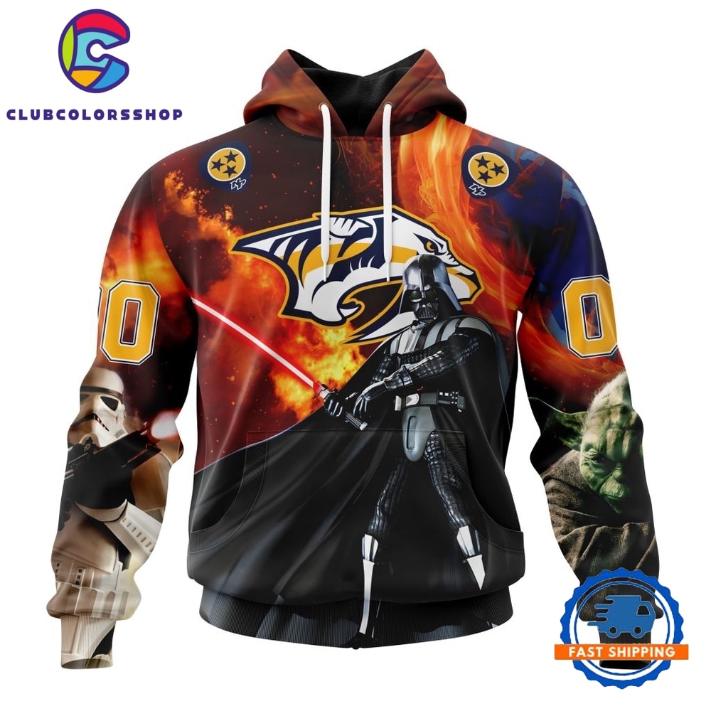 NHL Nashville Predators x Star War Specialized Design Hoodie, T Shirt
