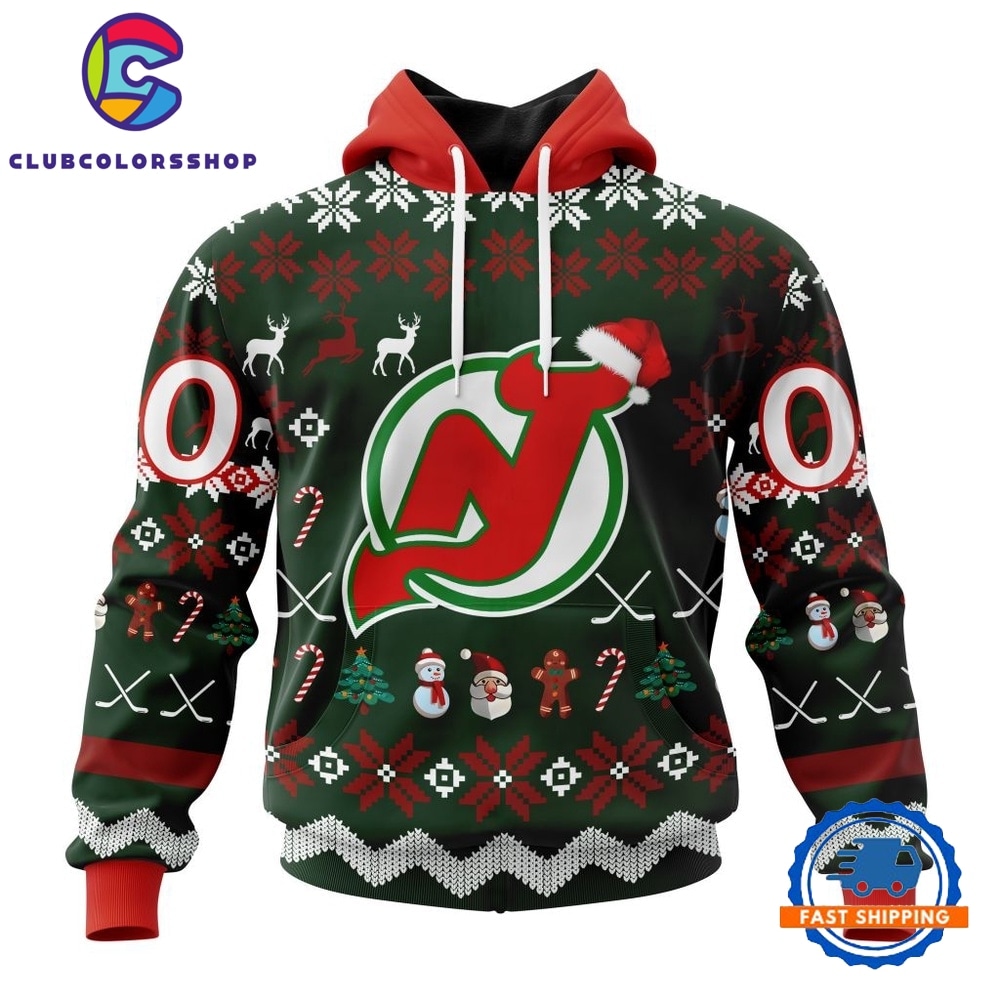 NHL New Jersey Devils Hockey Christmas Is Coming 2026 Hoodie, T Shirt