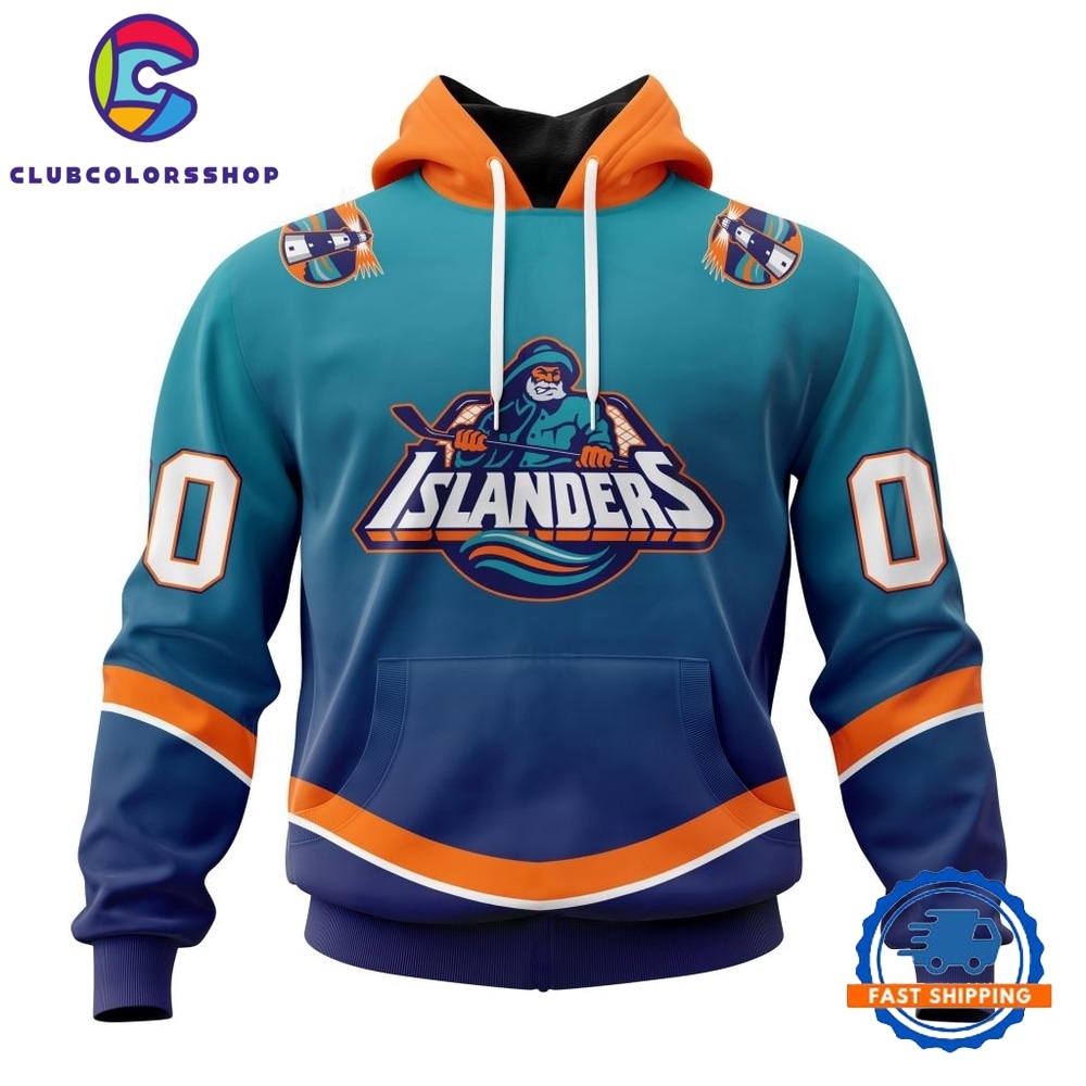 NHL New York Islanders Special Retro Gradient Design Hoodie, T Shirt