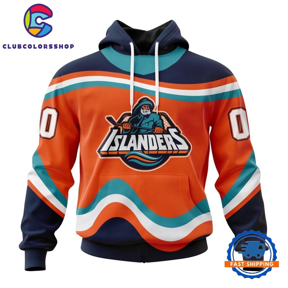 NHL New York Islanders Specialized Unisex Kits With Retro Concepts Hoodie, T Shirt