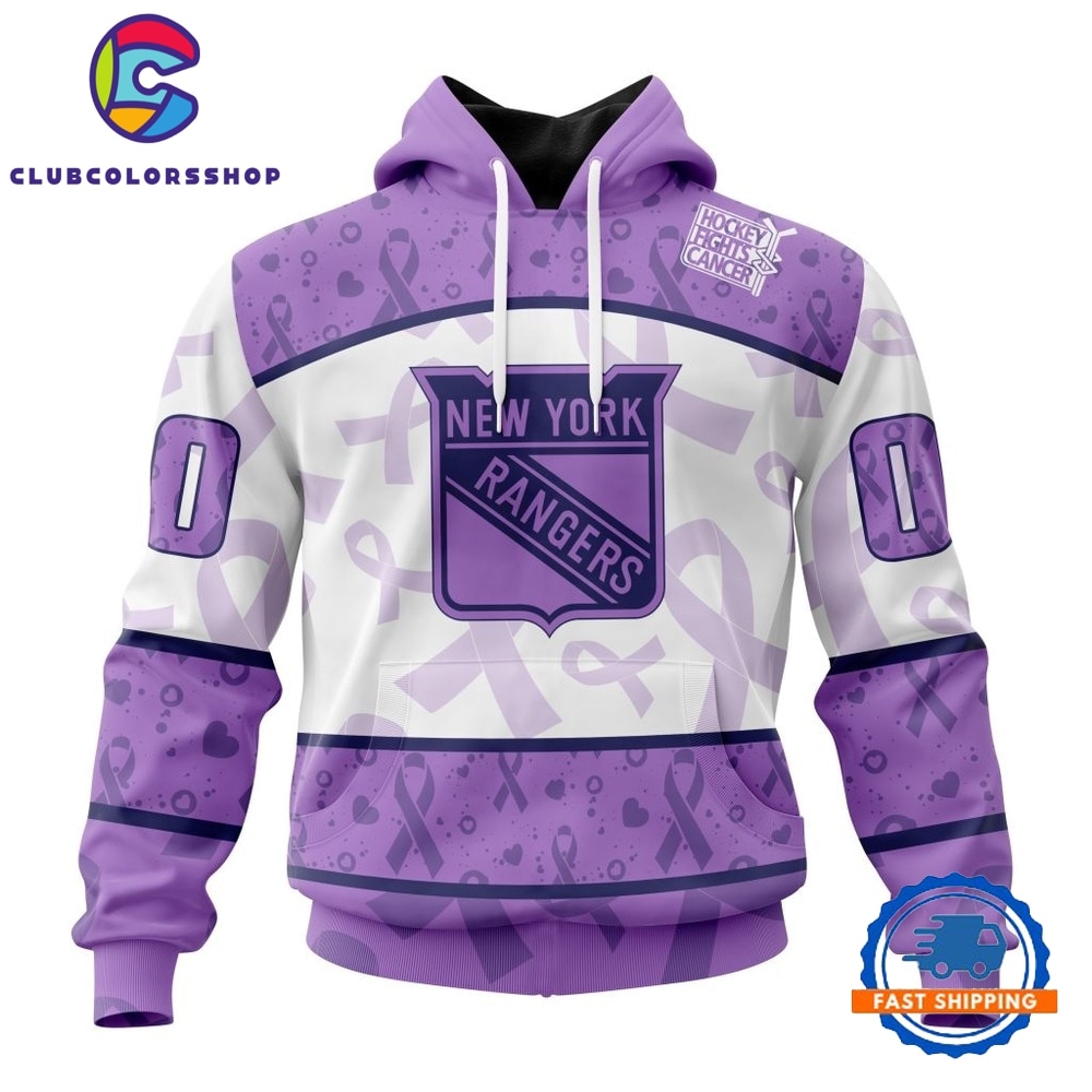 NHL New York Rangers Special Lavender Fight Cancer Hoodie, T Shirt