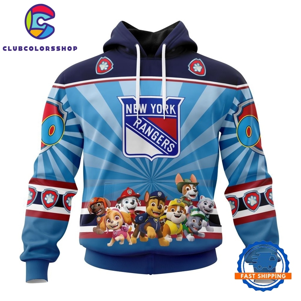 NHL New York Rangers Special Paw Patrol Kits Hoodie, T Shirt