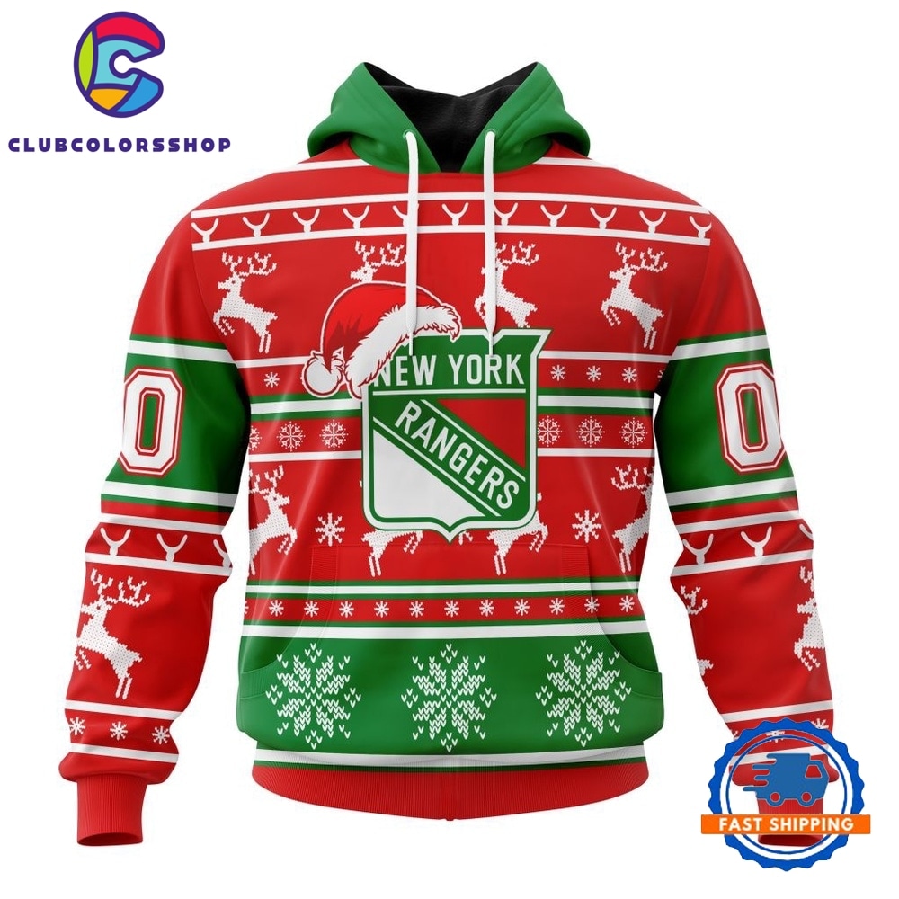 NHL New York Rangers Specialized Unisex Christmas Is Coming Hoodie, T Shirt