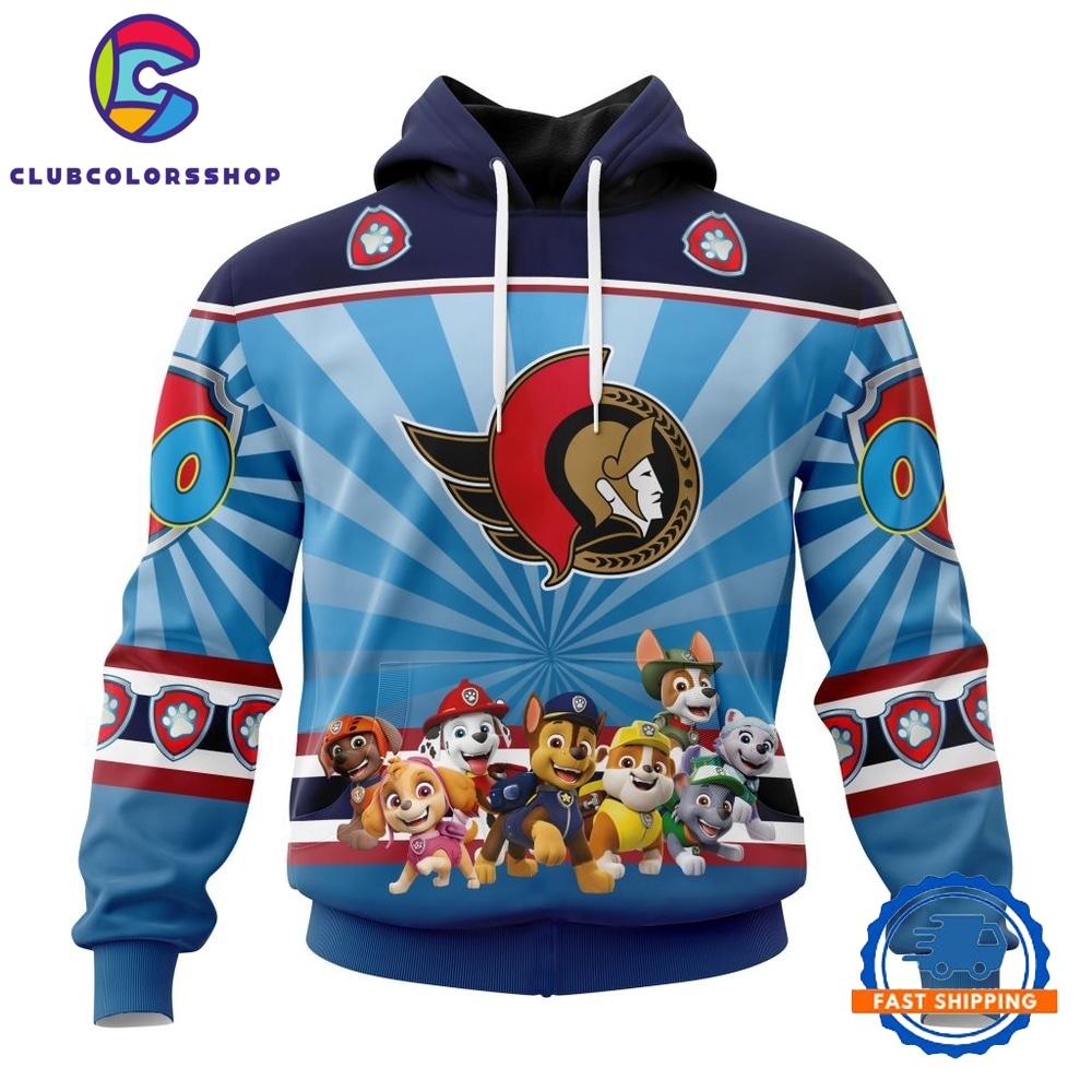 NHL Ottawa Senators Special Paw Patrol Kits Hoodie, T Shirt
