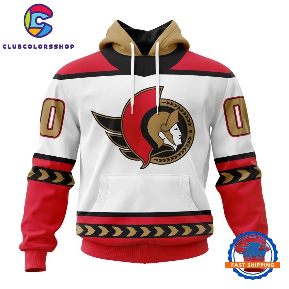 NHL Ottawa Senators Specialized Unisex Kits With Retro Concepts Hoodie, T Shirt