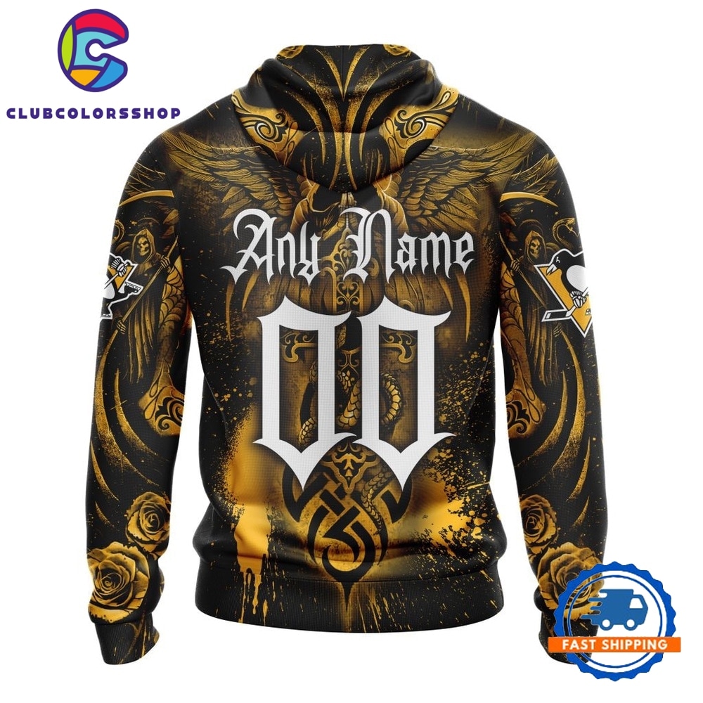 NHL Pittsburgh Penguins Special Design Halloween With Skull Art Hoodie, T Shirt NHL Pittsburgh Penguins Special Design Halloween With Skull Art Hoodie, T Shirt