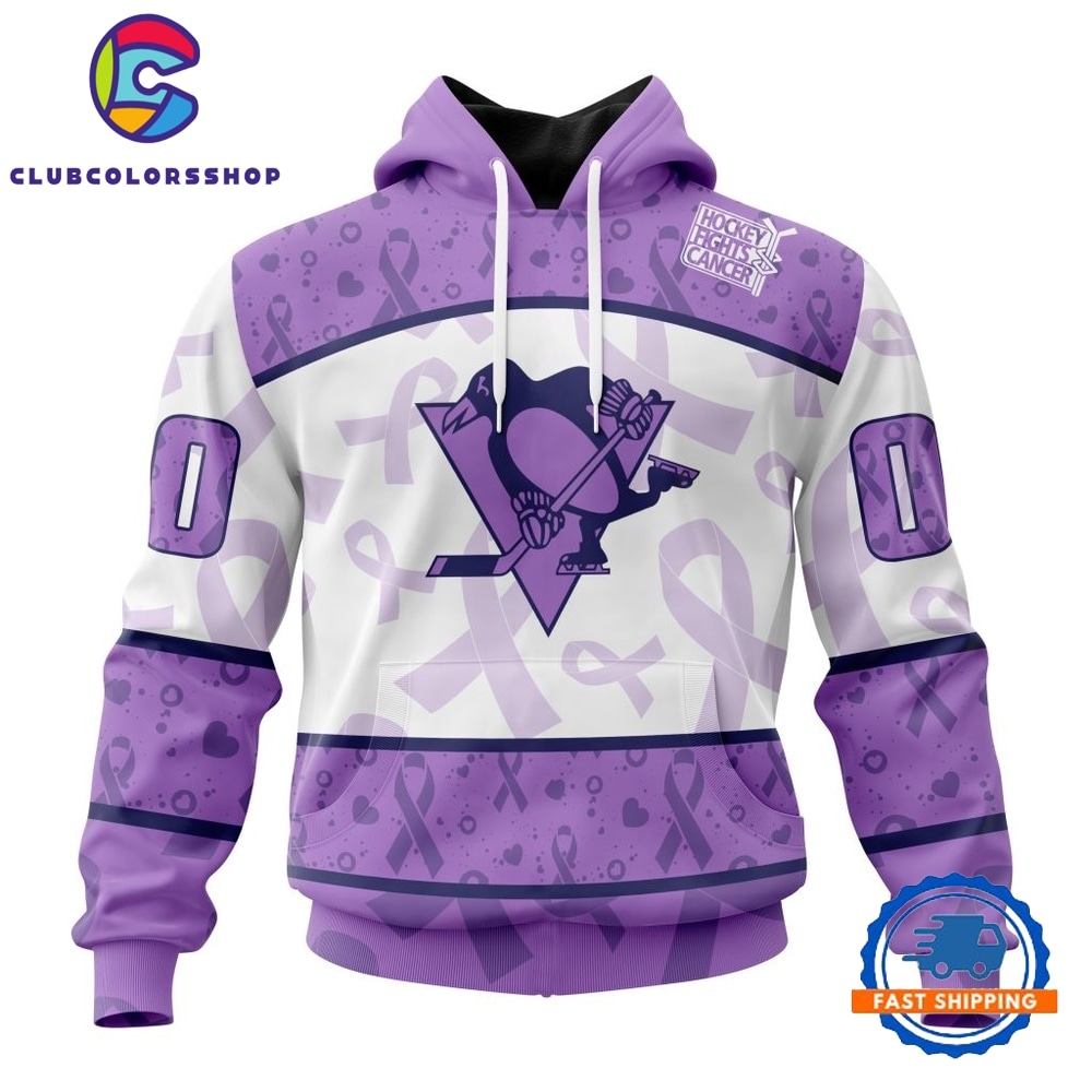 NHL Pittsburgh Penguins Special Lavender Fight Cancer Hoodie, T Shirt