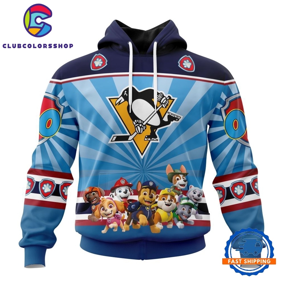 NHL Pittsburgh Penguins Special Paw Patrol Kits Hoodie, T Shirt