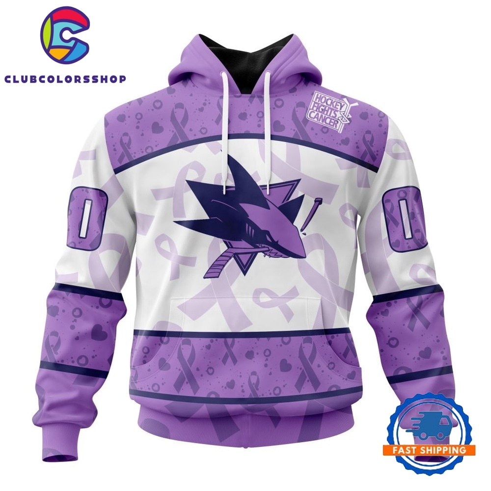 NHL San Jose Sharks Special Lavender Fight Cancer Hoodie, T Shirt