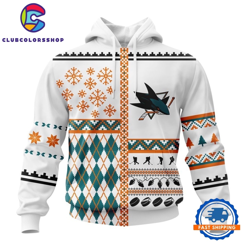 NHL San Jose Sharks Specialized Christmas Is Coming New Design Hoodie, T Shirt