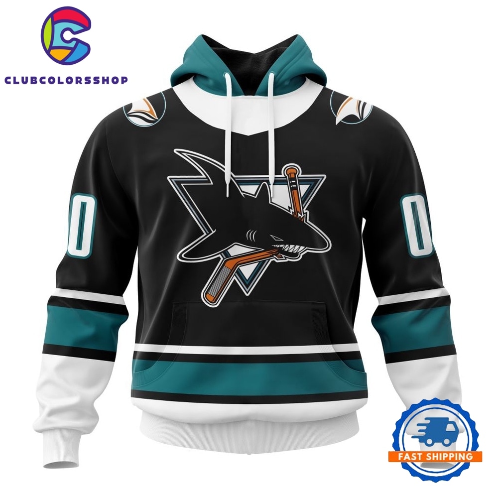 NHL San Jose Sharks Specialized Unisex Kits With Retro Concepts Hoodie, T Shirt