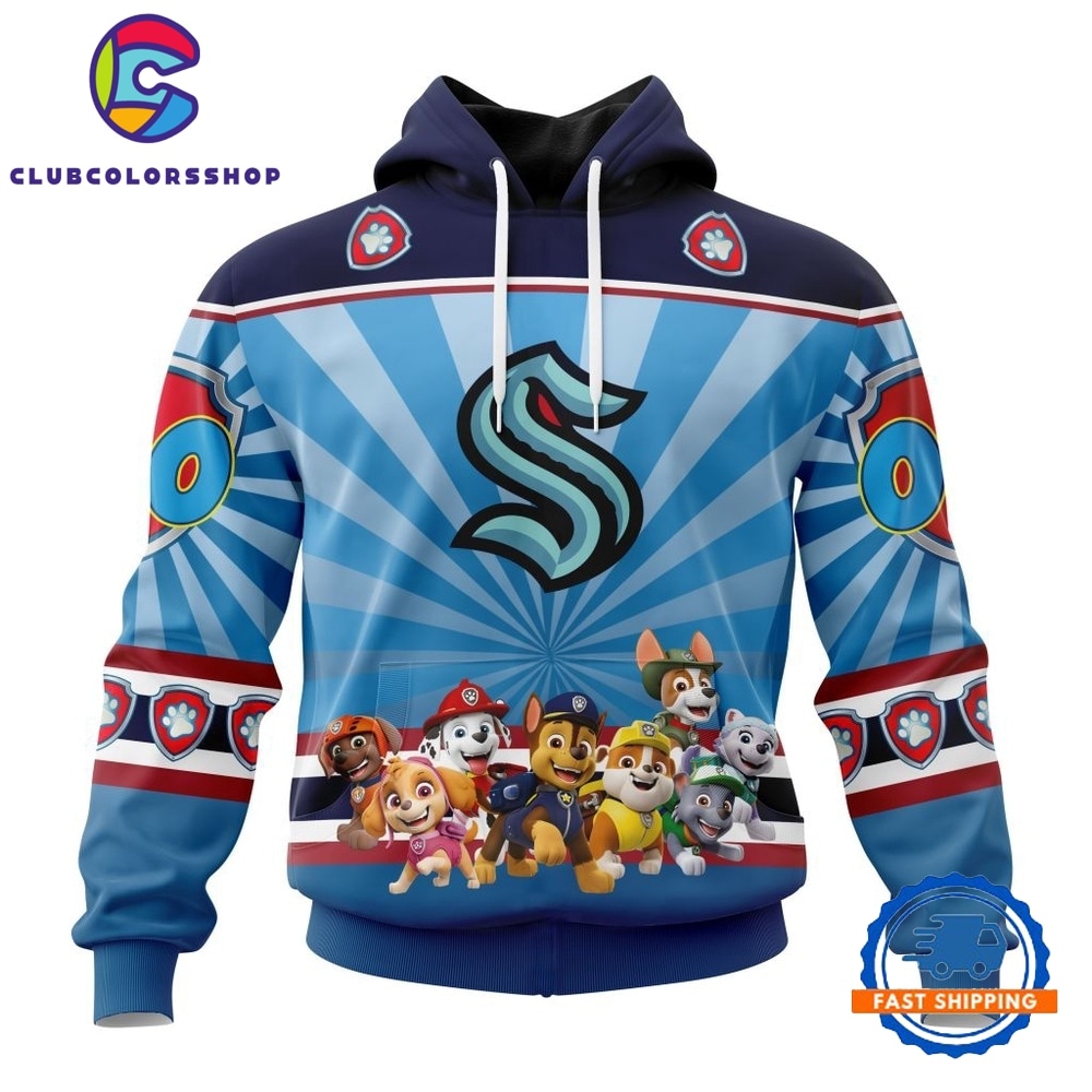 NHL Seattle Kraken Special Paw Patrol Kits Hoodie, T Shirt