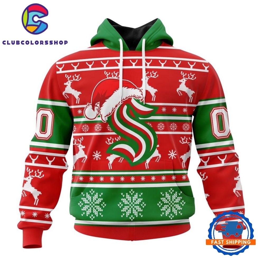 NHL Seattle Kraken Specialized Unisex Christmas Is Coming Hoodie, T Shirt