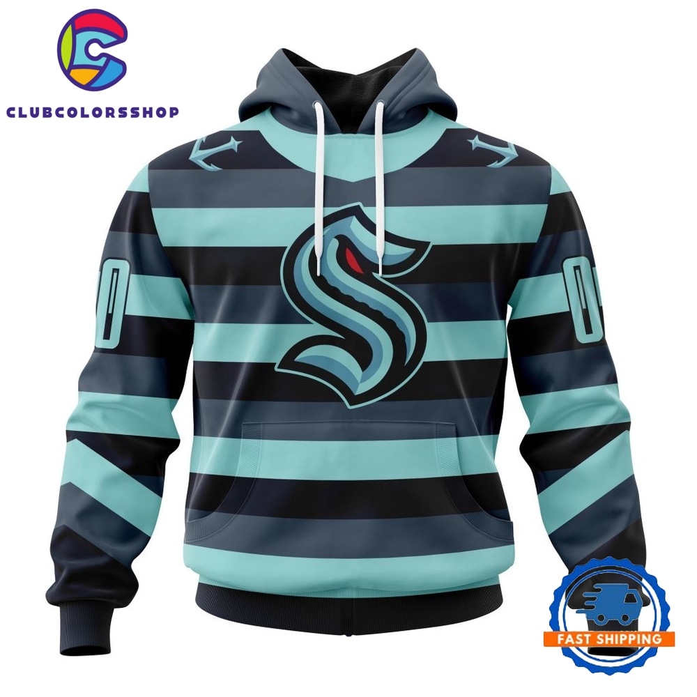 NHL Seattle Kraken Specialized Unisex Kits With Retro Concepts Hoodie, T Shirt