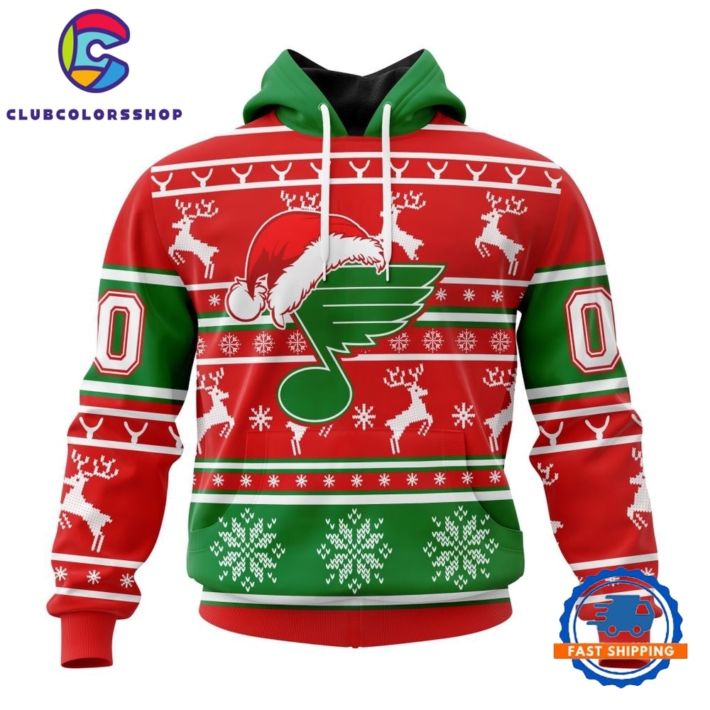 NHL St. Louis Blues Specialized Unisex Christmas Is Coming Hoodie, T Shirt