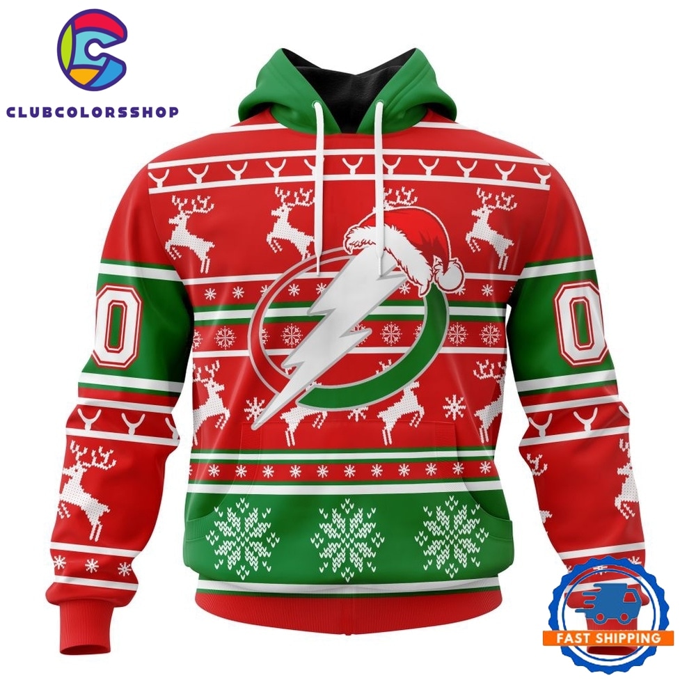 NHL Tampa Bay Lightning Specialized Unisex Christmas Is Coming Hoodie, T Shirt