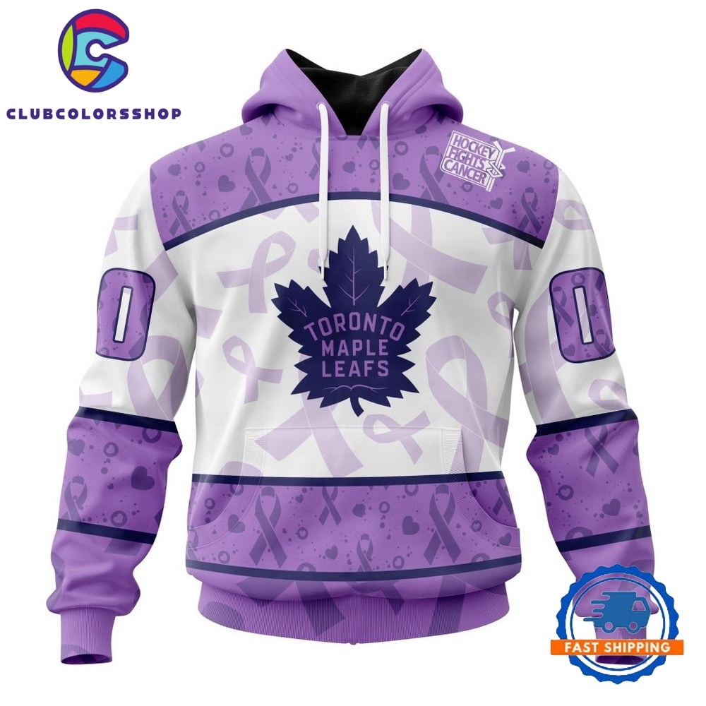 NHL Toronto Maple Leafs Special Lavender Fight Cancer Hoodie, T Shirt