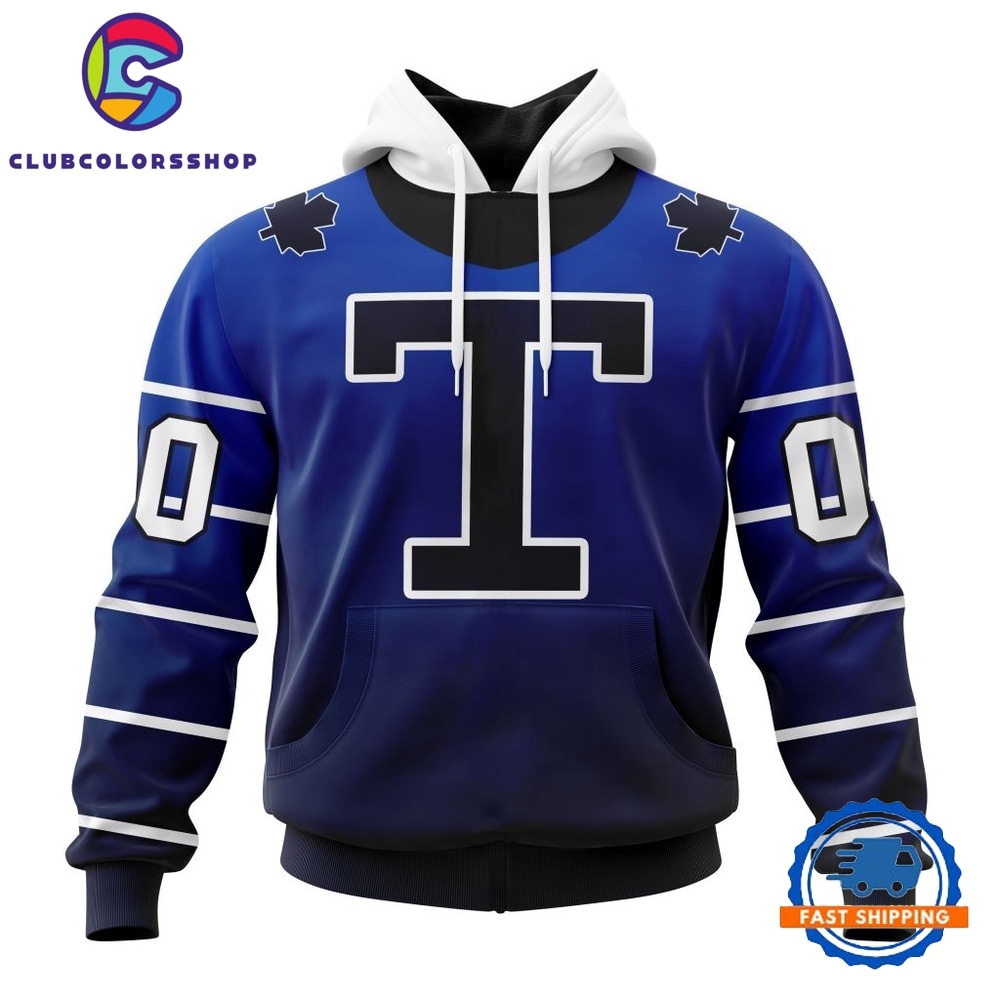 NHL Toronto Maple Leafs Special Retro Gradient Design Hoodie, T Shirt