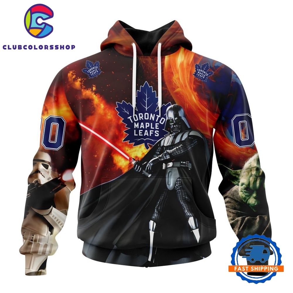 NHL Toronto Maple Leafs x Star War Specialized Design Hoodie, T Shirt
