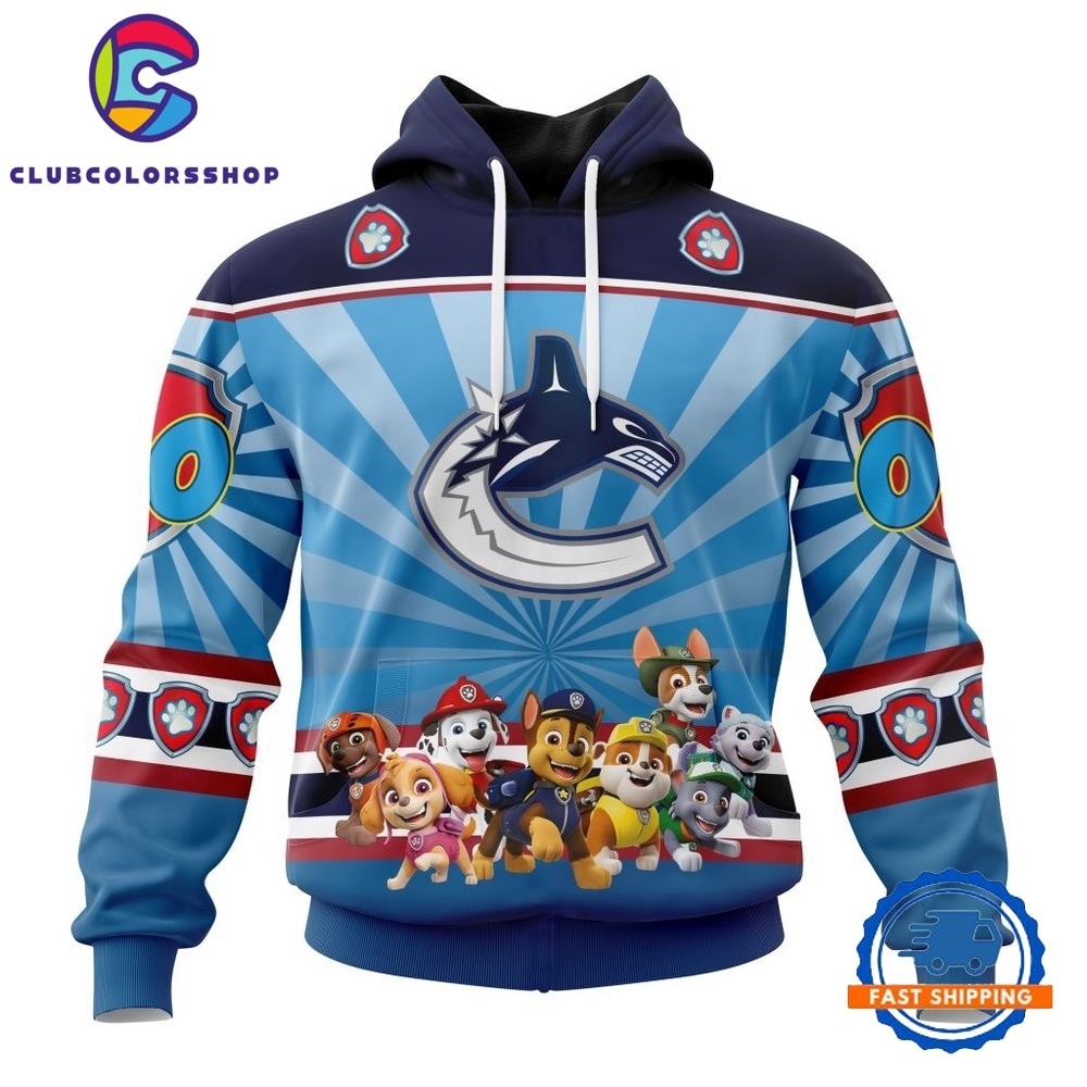 NHL Vancouver Canucks Special Paw Patrol Kits Hoodie, T Shirt