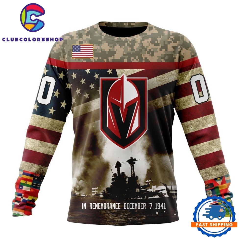 NHL Vegas Golden Knights Specialized Unisex Kits Remember Pearl Harbor Hoodie, T Shirt NHL Vegas Golden Knights Specialized Unisex Kits Remember Pearl Harbor Hoodie, T Shirt