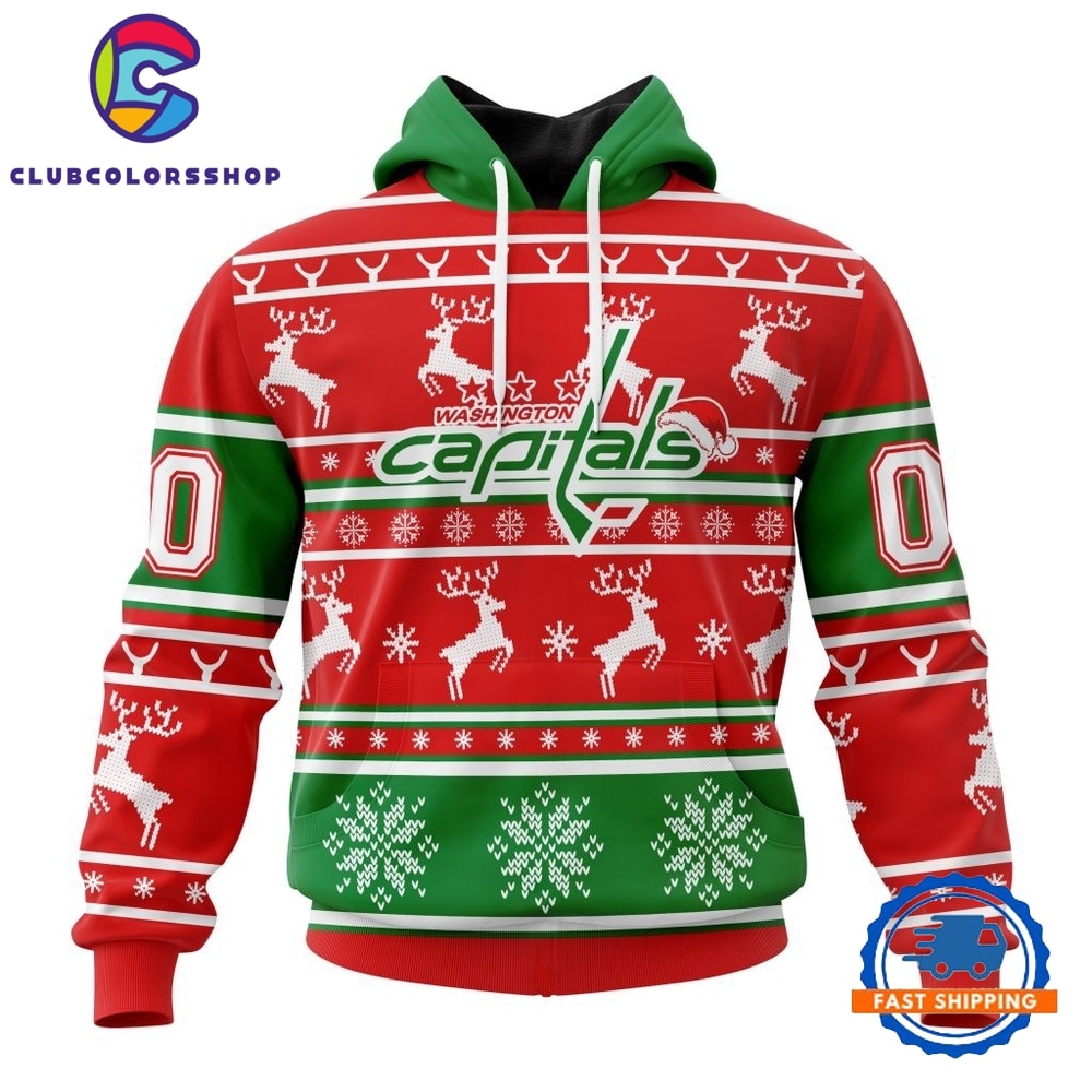 NHL Washington Capitals Specialized Unisex Christmas Is Coming Hoodie, T Shirt