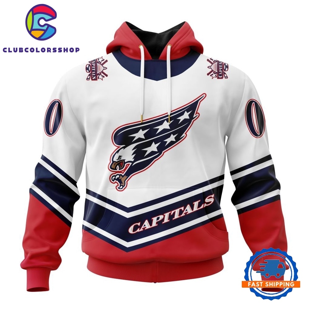 NHL Washington Capitals Specialized Unisex Kits With Retro Concepts Hoodie, T Shirt