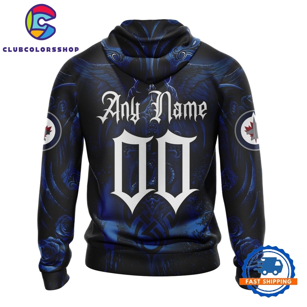 NHL Winnipeg Jets Special Design Halloween With Skull Art Hoodie, T Shirt NHL Winnipeg Jets Special Design Halloween With Skull Art Hoodie, T Shirt