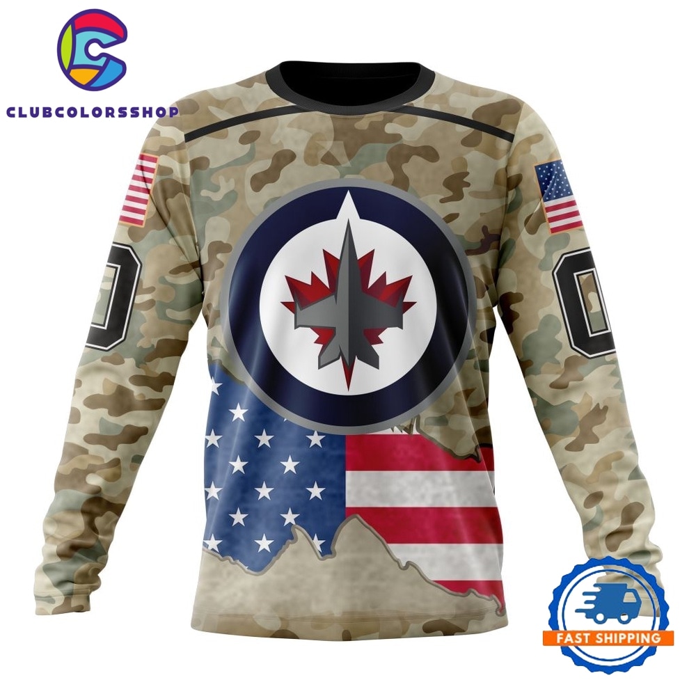 NHL Winnipeg Jets Specialized Kits For United State With Camo Color Hoodie, T Shirt NHL Winnipeg Jets Specialized Kits For United State With Camo Color Hoodie, T Shirt