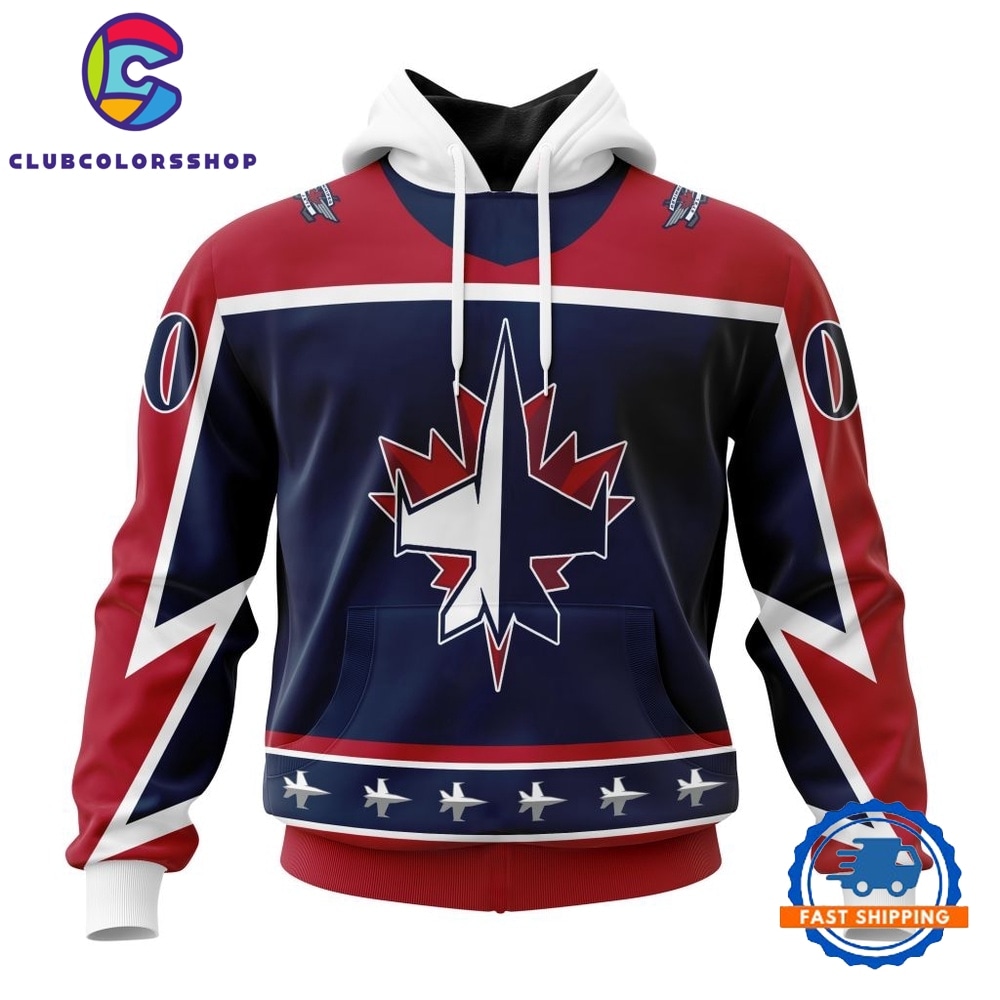 NHL Winnipeg Jets Specialized Unisex Kits With Retro Concepts Hoodie, T Shirt