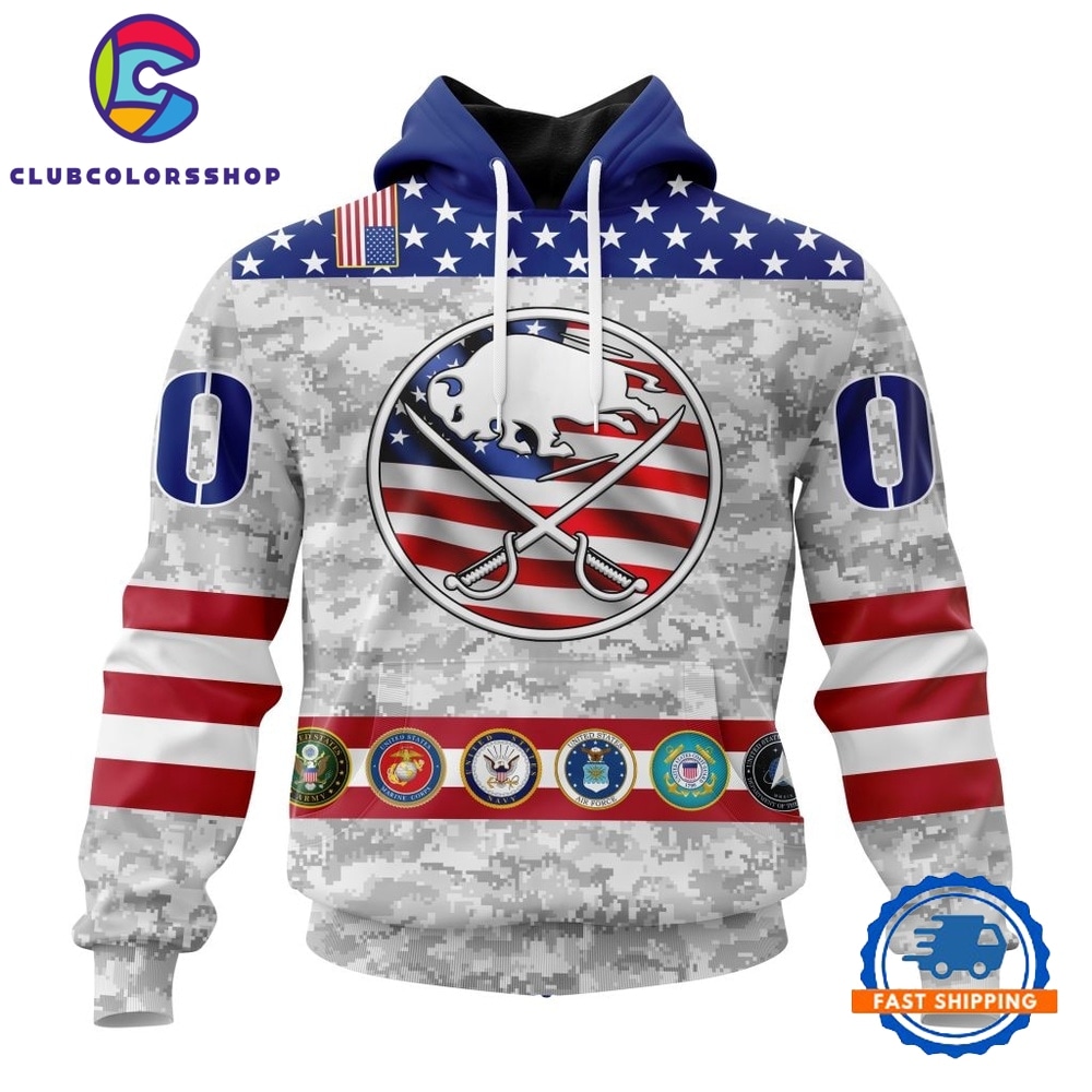 NHL Buffalo Sabres Armed Forces Appreciation Design Hoodie, T Shirt