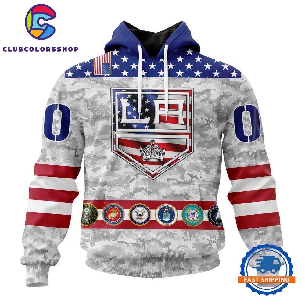 NHL Los Angeles Kings Armed Forces Appreciation Design Hoodie, T Shirt