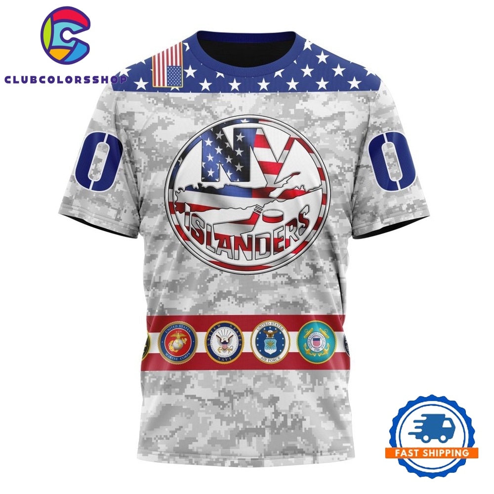 NHL New York Islanders Armed Forces Appreciation Design Hoodie, T Shirt 4