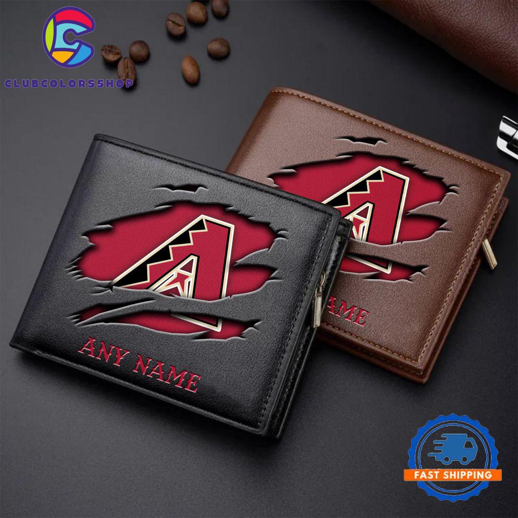 MLB Arizona Diamondbacks Baseball Logo Team Personalized Men’s Wallet Design