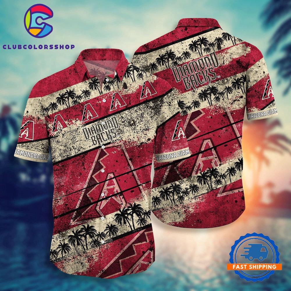 MLB Arizona Diamondbacks Desert Blaze Hawaiian Shirt