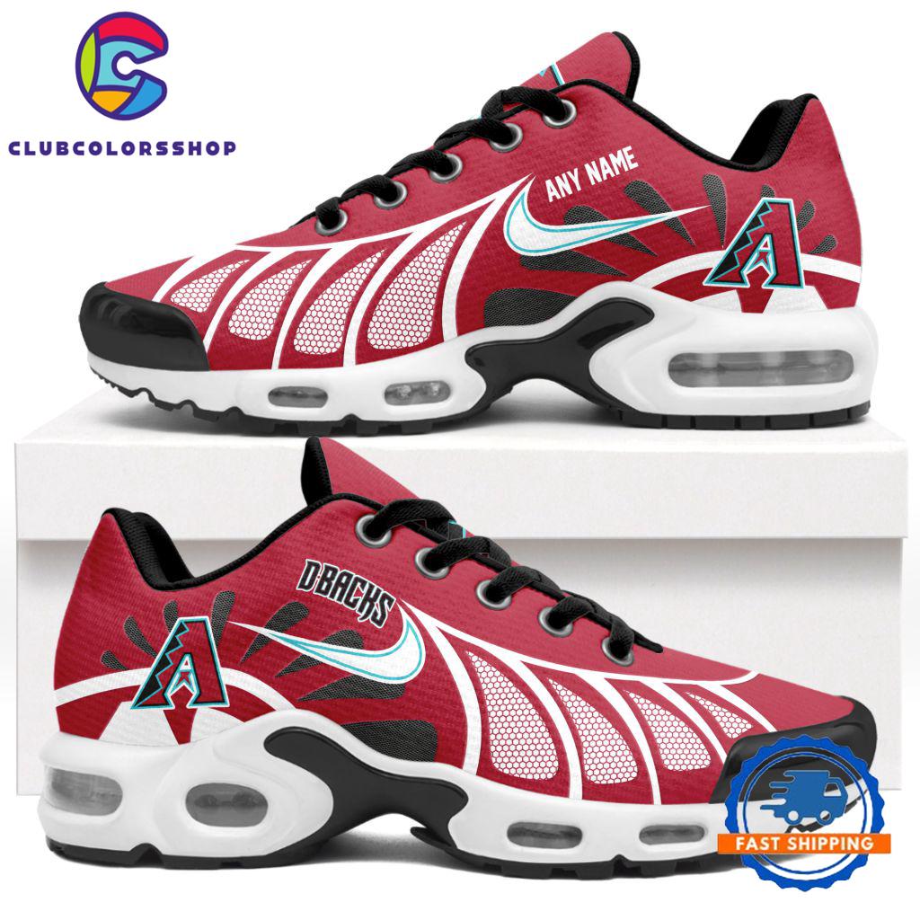 MLB Arizona Diamondbacks Personalized Air Max Plus Shoes, Baseball Team Logo TN Shoes Design