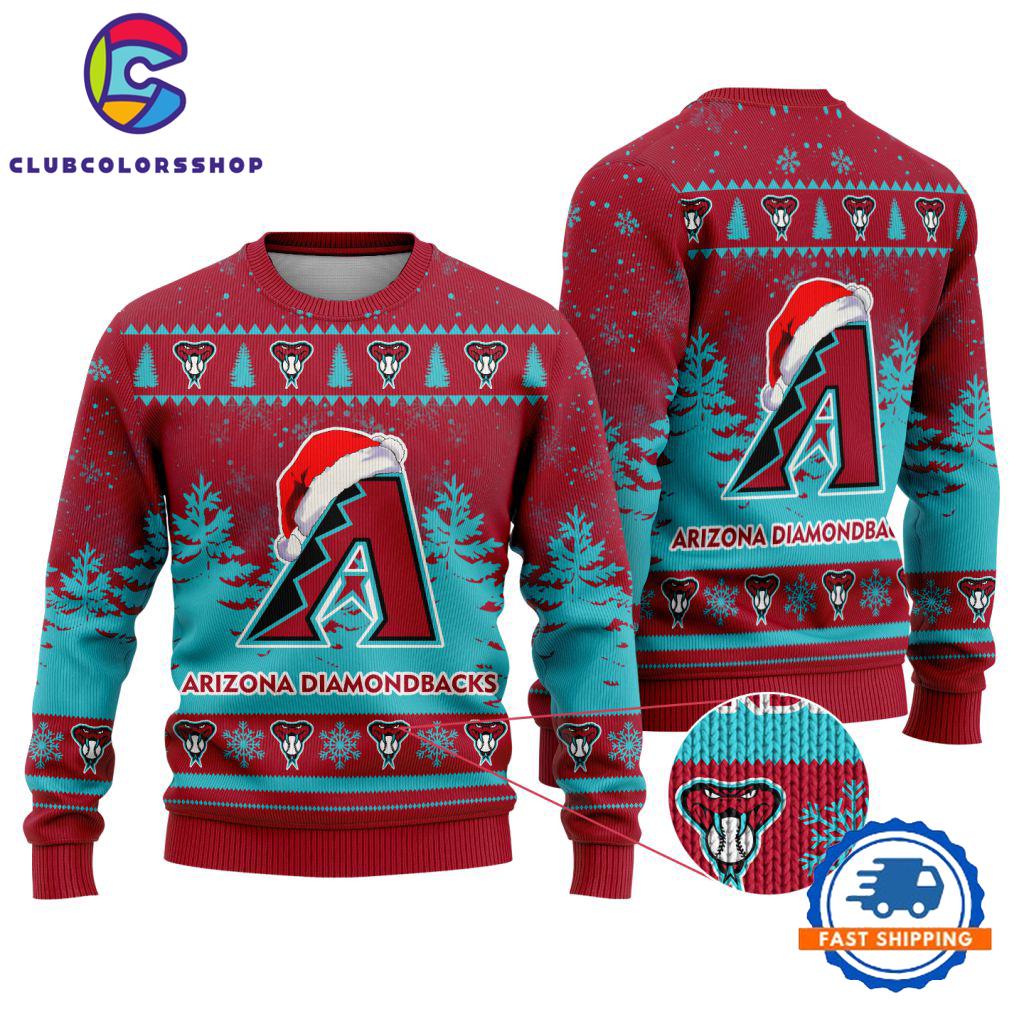 MLB Arizona Diamondbacks Special Baseball Team Christmas Ugly Sweater Design