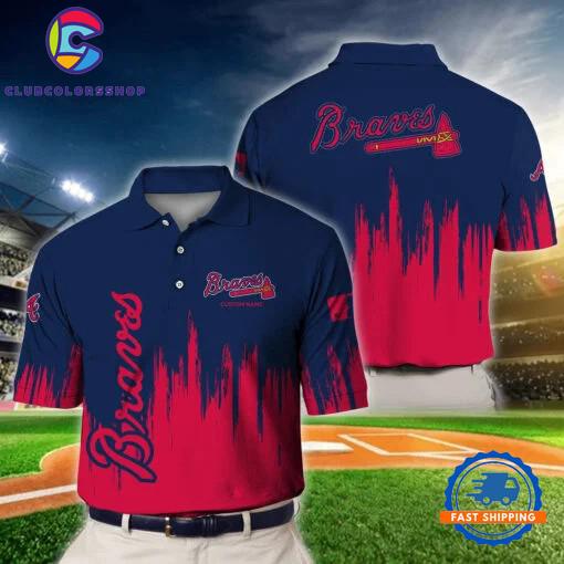 MLB Atlanta Braves Baseball Team Polo Shirts Design